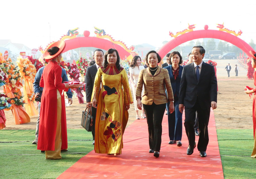 Phó Thủ tướng Chính phủ Phạm Thị Thanh Trà dự Lễ khởi công.