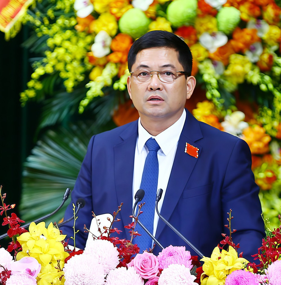 Bí thư Tỉnh ủy Bắc Ninh Nguyễn Hồng Thái phát biểu. bt1.jpg