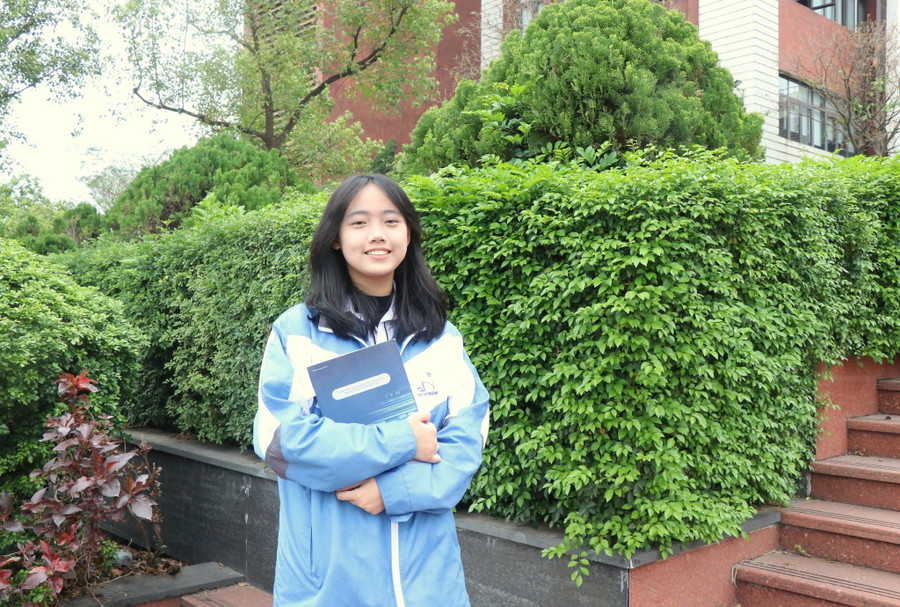 Em Trương Thanh Xuân, lớp 12 Trường THPT Chuyên Bắc Ninh.