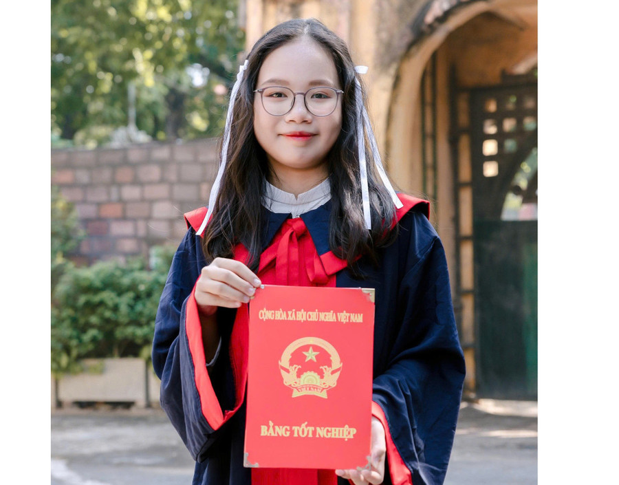 Em Trần Minh Khuê - lớp 9A3 Trường THCS Thành Công.