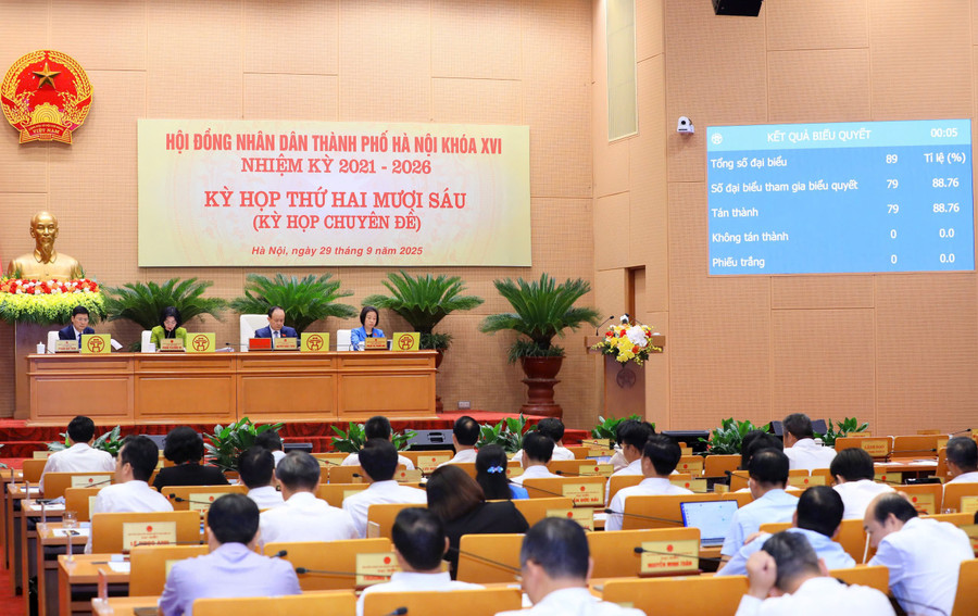 Quang cảnh kỳ họp.