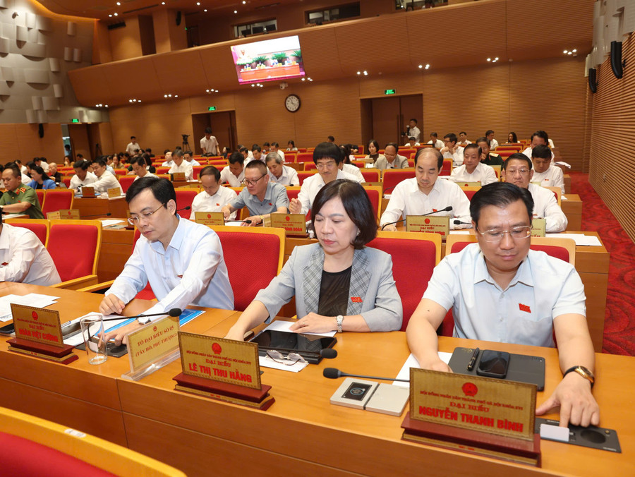 Đại biểu tại kỳ họp. z7061546327014-49dad786c5c27873853d780f1cb1b734.jpg