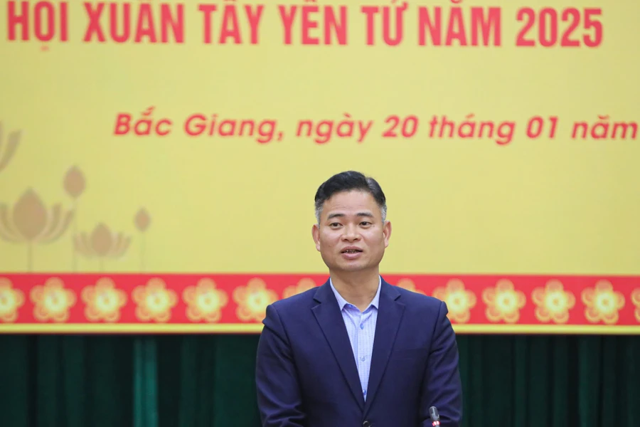 Ông Trương Quang Hải - Giám đốc Sở Văn hóa - Thể thao và Du lịch tỉnh Bắc Giang.