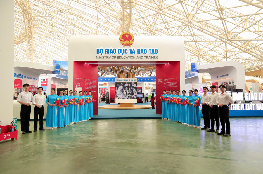 Không gian của Bộ GD&ĐT tại triển lãm. 11.jpg