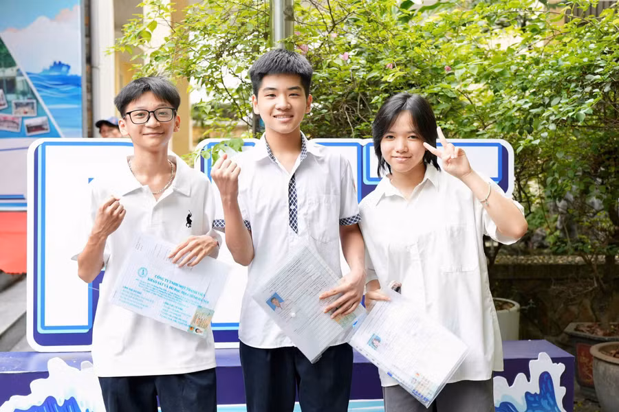 Học sinh Ba Đình tự tin bước vào kỳ thi vào lớp 10.