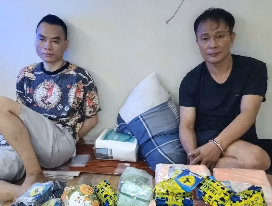 Một số người trong đường dây ma túy.