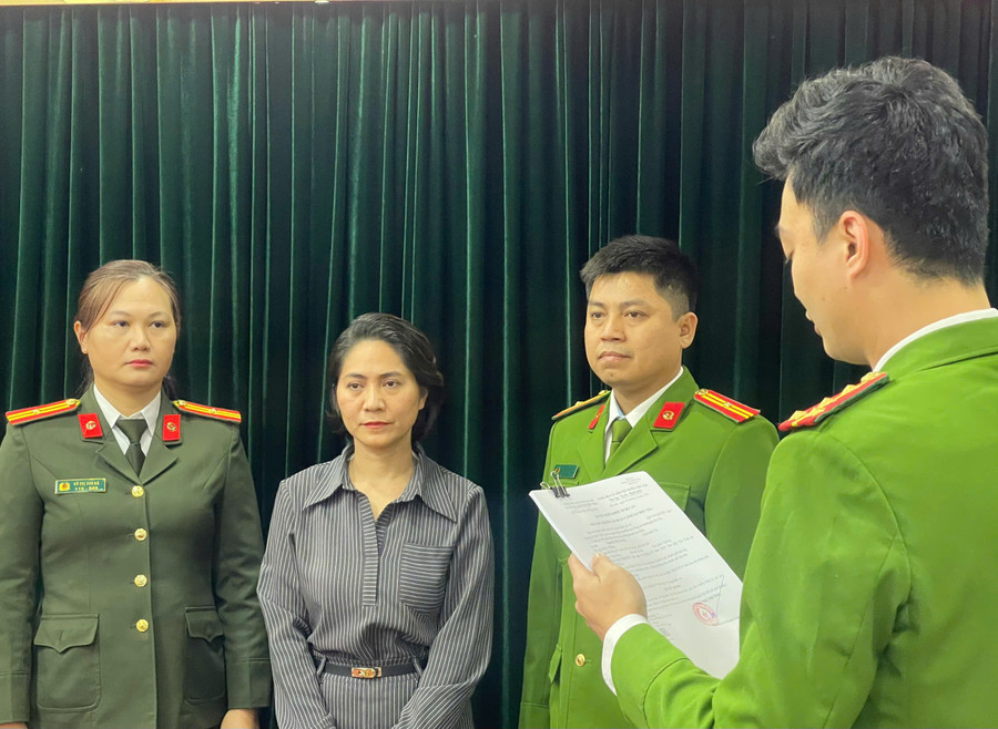 Nguyễn Thị Thu Hà, Giám đốc Công ty TNHH Ngọc Việt Education. (Ảnh: CA).