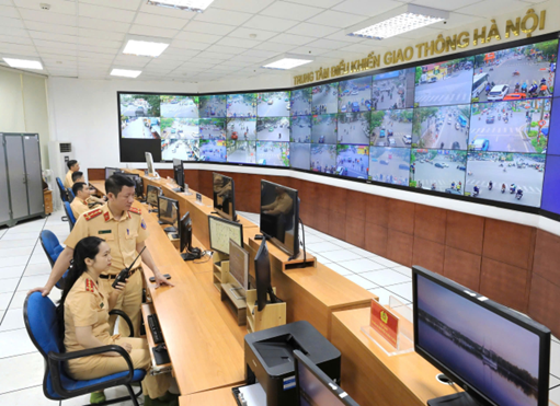 Trung tâm điều khiển giao thông - Phòng CSGT, Công an TP Hà Nội.