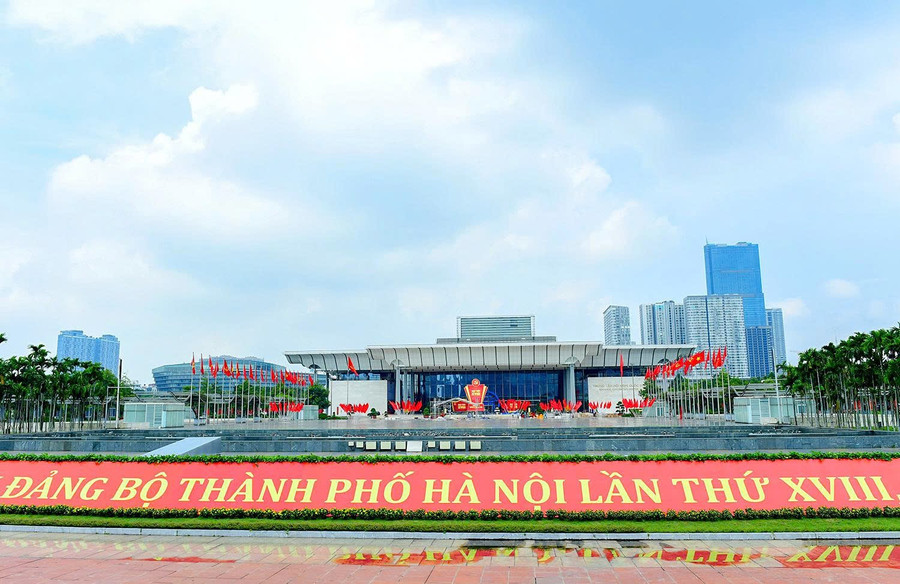 Trung tâm Hội nghị quốc gia – nơi diễn ra Đại hội đại biểu Đảng bộ TP Hà Nội lần thứ XVIII, nhiệm kỳ 2025-2030. 61ddd795-a9b2-4ccd-8e7d-c6644fc0e4a7.jpg