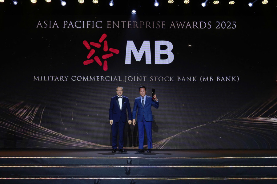 Đây là lần thứ sáu liên tiếp MB nhận giải thưởng danh giá của APEA.