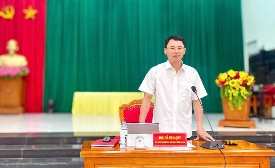 Ông Đỗ Văn Quý - Chủ tịch UBND phường Đa Mai.