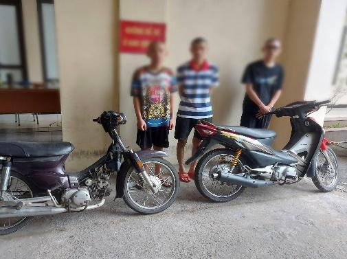 Các đối tượng bị bắt giữ.