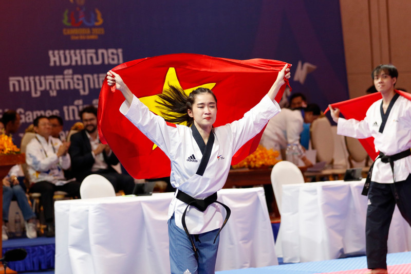 Chiêm ngưỡng vóc dáng tuyệt mỹ của 'hot girl’ Taekwondo Châu Tuyết Vân