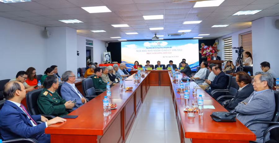 Toàn cảnh tọa đàm "Nhà báo, nhà ngoại giao Lý Văn Sáu - Một tấm lòng son sắt".