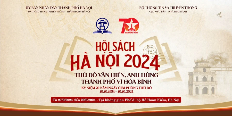 Hội sách Hà Nội lần thứ IX diễn ra từ ngày 27 đến 29/9 tại khu vực Phố đi bộ hồ Hoàn Kiếm, quận Hoàn Kiếm, thành phố Hà Nội.