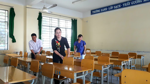 Bảo vệ cơ sở vật chất, thiết bị phục vụ kỳ thi tốt nghiệp THPT
