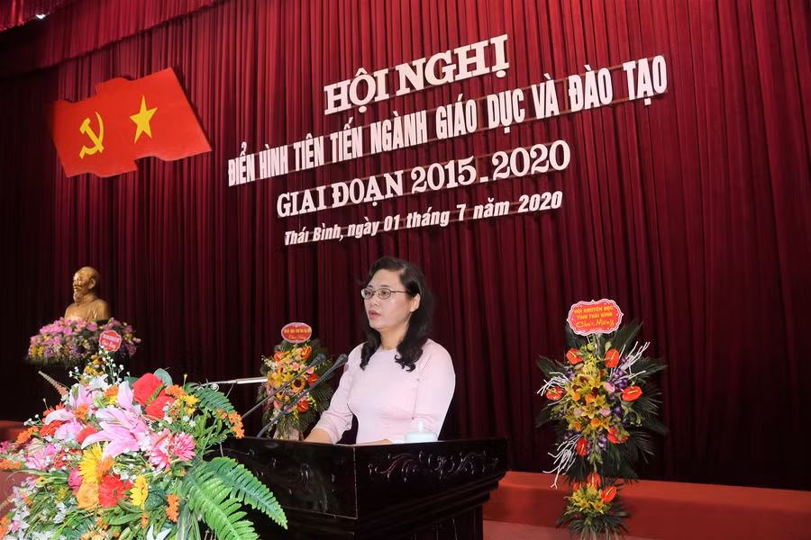 Phó Chủ tịch UBND tỉnh Thái Bình: Đội ngũ nhà giáo đã nỗ lực, sáng tạo không ngừng ảnh 2