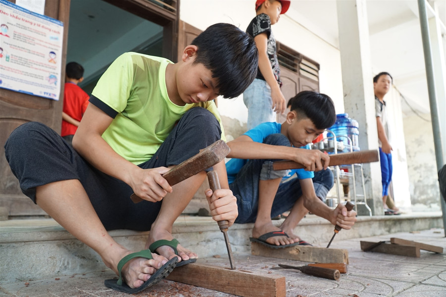 Nỗ lực hòa nhập của những em nhỏ thiệt thòi ảnh 9