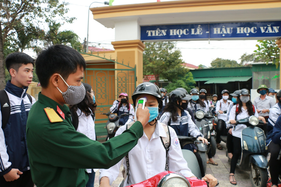 Nghệ An: Phân ca học sáng - chiều để giãn cách học sinh ảnh 2