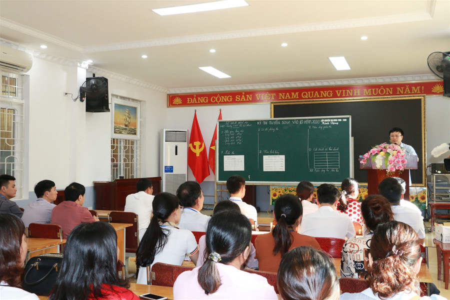 Nghệ An: Tổ chức thi vào 10 nghiêm túc nhưng không tạo áp lực cho thí sinh ảnh 1