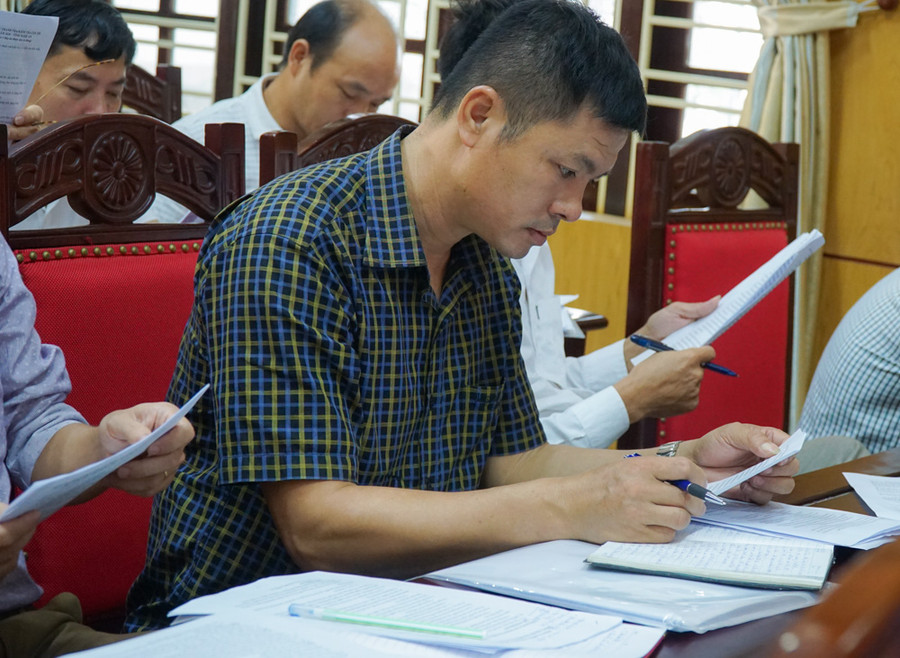 Nghệ An: Sát hạch cán bộ làm công tác thanh tra thi tốt nghiệp THPT ảnh 2 Nghệ An: Sát hạch cán bộ làm công tác thanh tra thi tốt nghiệp THPT ảnh 2