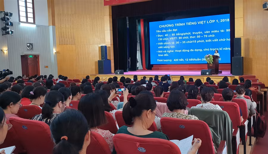 Hải Phòng: 3.500 cán bộ, giáo viên dự tập huấn SGK lớp 1 mới