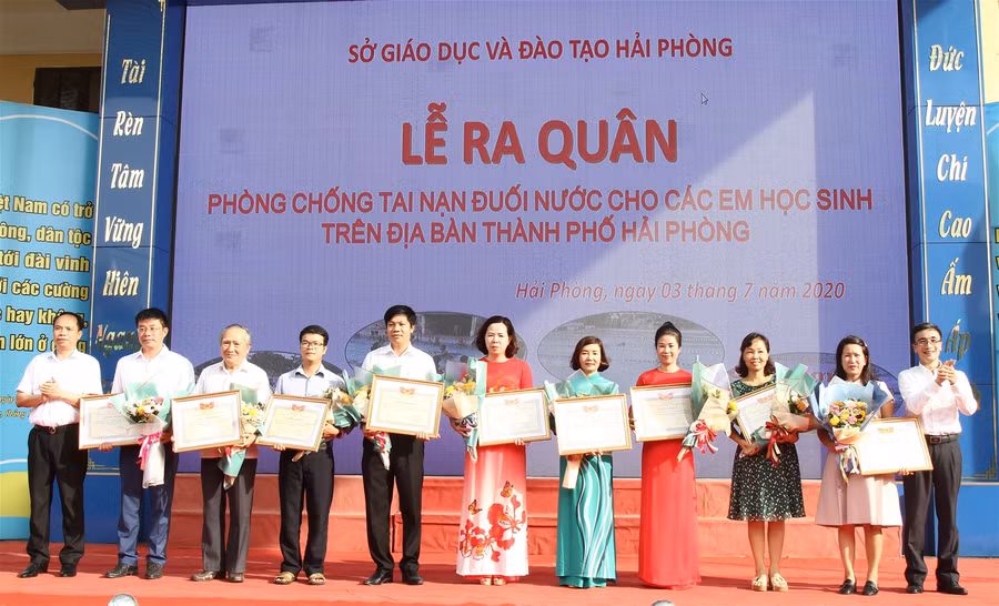 Hải Phòng: Ra quân phòng chống tai nạn đuối nước cho học sinh toàn thành phố