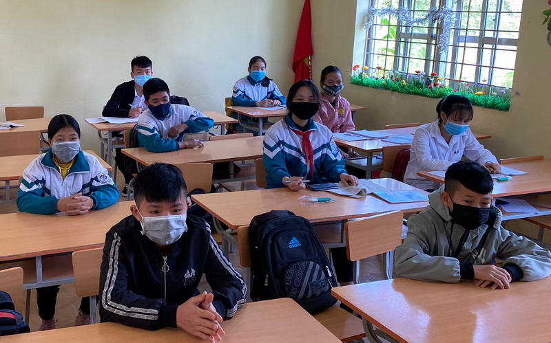 Lạng Sơn: Linh hoạt chia lớp đảm bảo giãn cách 1 mét giữa các học sinh ảnh 5 Lạng Sơn: Linh hoạt chia lớp đảm bảo giãn cách 1 mét giữa các học sinh ảnh 5