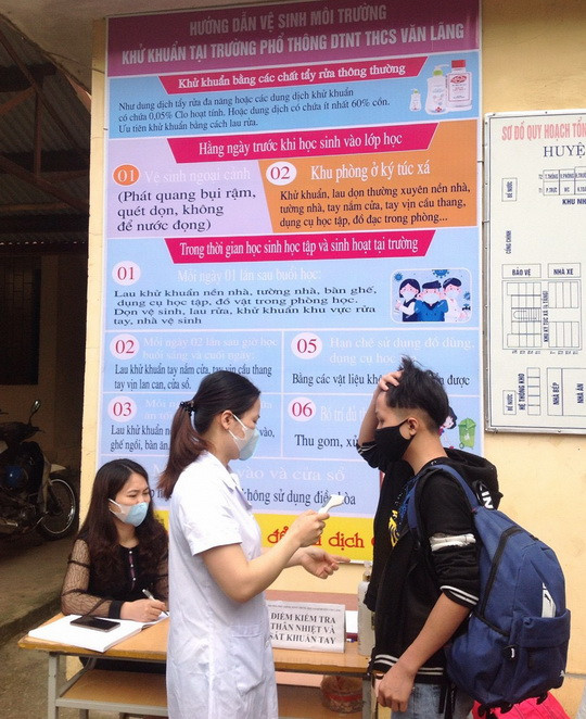 Lạng Sơn: Linh hoạt chia lớp đảm bảo giãn cách 1 mét giữa các học sinh ảnh 10 Lạng Sơn: Linh hoạt chia lớp đảm bảo giãn cách 1 mét giữa các học sinh ảnh 10