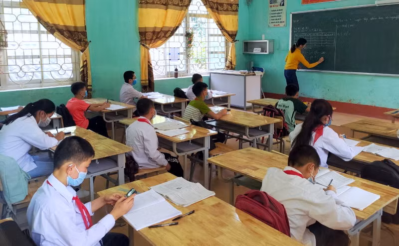 Lạng Sơn: Linh hoạt chia lớp đảm bảo giãn cách 1 mét giữa các học sinh