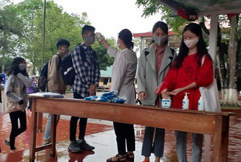 Yên Bái: Hình ảnh buổi học đầu tiên sau kỳ nghỉ chống dịch Covid-19 ảnh 5 Yên Bái: Hình ảnh buổi học đầu tiên sau kỳ nghỉ chống dịch Covid-19 ảnh 5