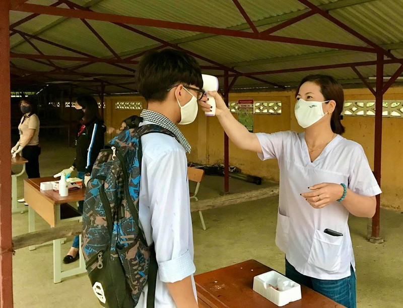 Yên Bái: Hình ảnh buổi học đầu tiên sau kỳ nghỉ chống dịch Covid-19 ảnh 7 Yên Bái: Hình ảnh buổi học đầu tiên sau kỳ nghỉ chống dịch Covid-19 ảnh 7