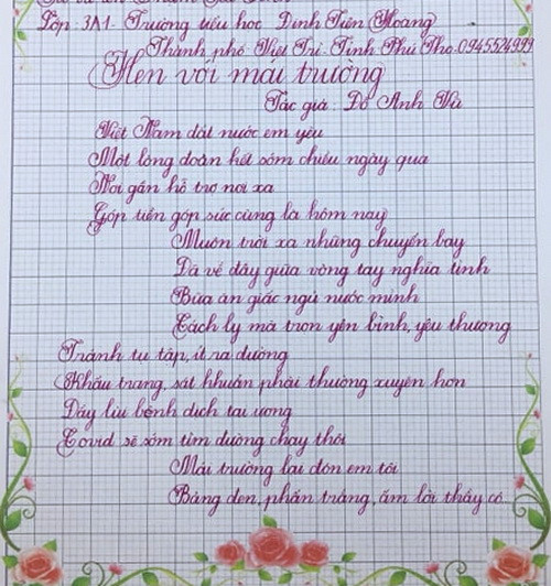 Nét chữ và bích họa tuyệt đẹp thể hiện niềm tin yêu với đất nước trước dịch Covid-19 ảnh 16