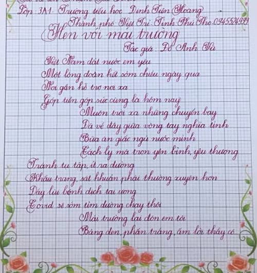 Nét chữ và bích họa tuyệt đẹp thể hiện niềm tin yêu với đất nước trước dịch Covid-19 ảnh 16