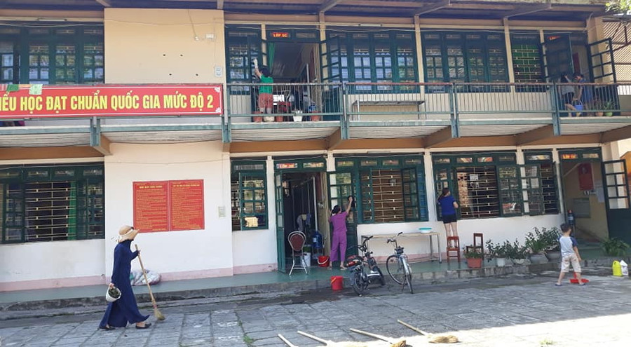 Yên Bái: Hình ảnh trường lớp sạch đẹp, an toàn đón học sinh ảnh 16 Yên Bái: Hình ảnh trường lớp sạch đẹp, an toàn đón học sinh ảnh 16