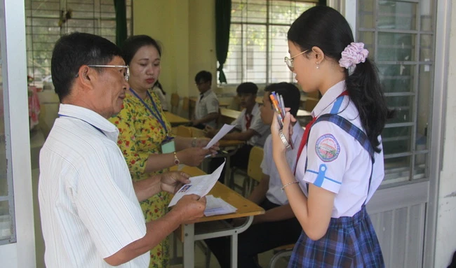 Long An: 18.417 thí sinh dự thi tuyển vào lớp 10