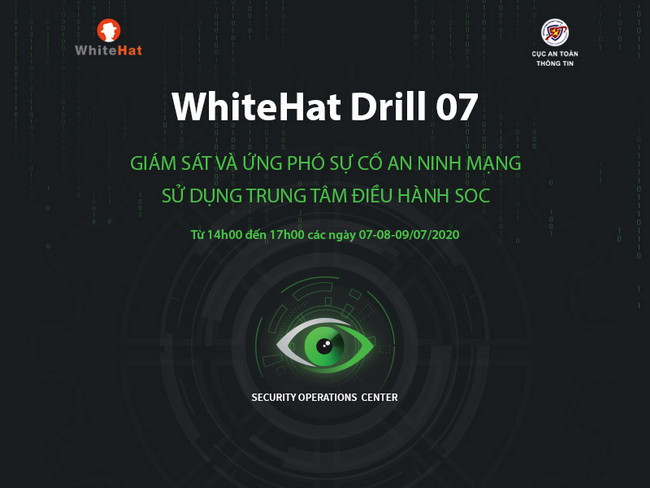 Diễn tập giám sát và ứng phó sự cố sử dụng Trung tâm điều hành an ninh mạng SOC