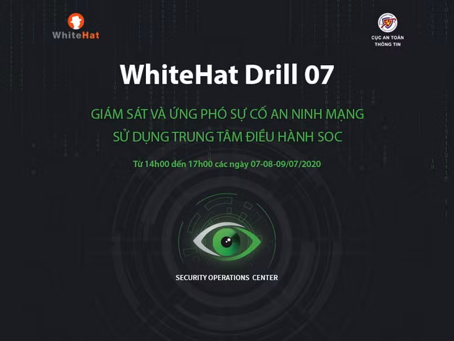 Diễn tập giám sát và ứng phó sự cố sử dụng Trung tâm điều hành an ninh mạng SOC