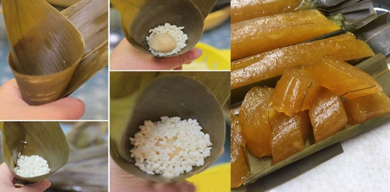 Kinh hoàng hóa chất ngâm mềm gạo làm bánh tro