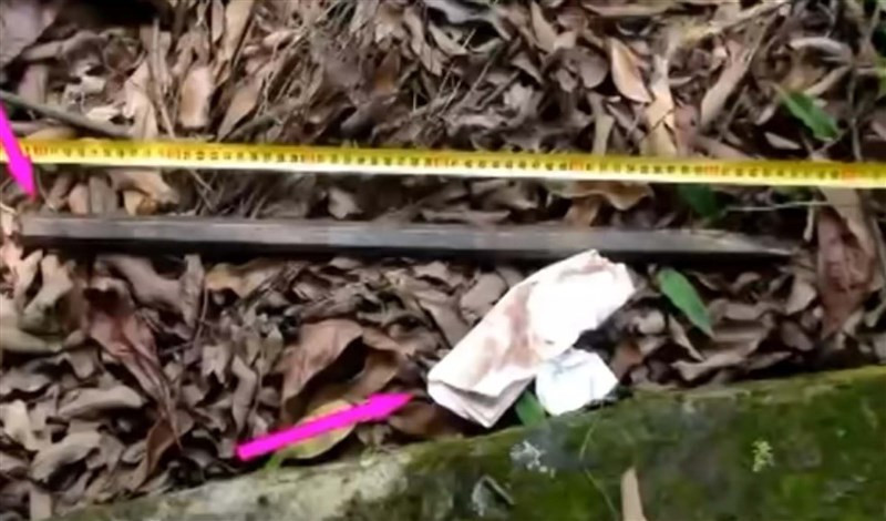 Tang vật tại hiện trường vụ án.