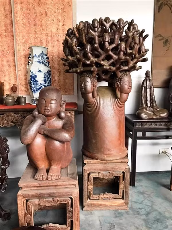 Chàng trai trẻ “lạc mình” trong gốm Phật ảnh 4