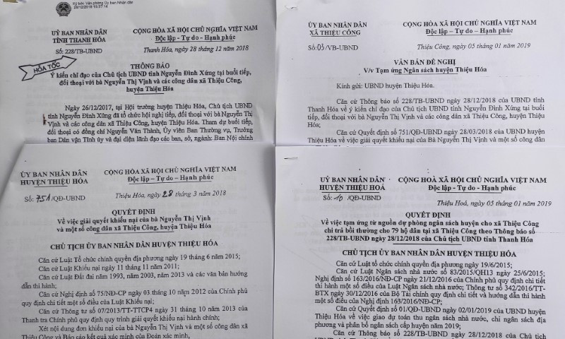 Thanh Hóa: Xã là “con nợ”, huyện dọa kiện ra tòa ảnh 1 Thanh Hóa: Xã là “con nợ”, huyện dọa kiện ra tòa ảnh 1