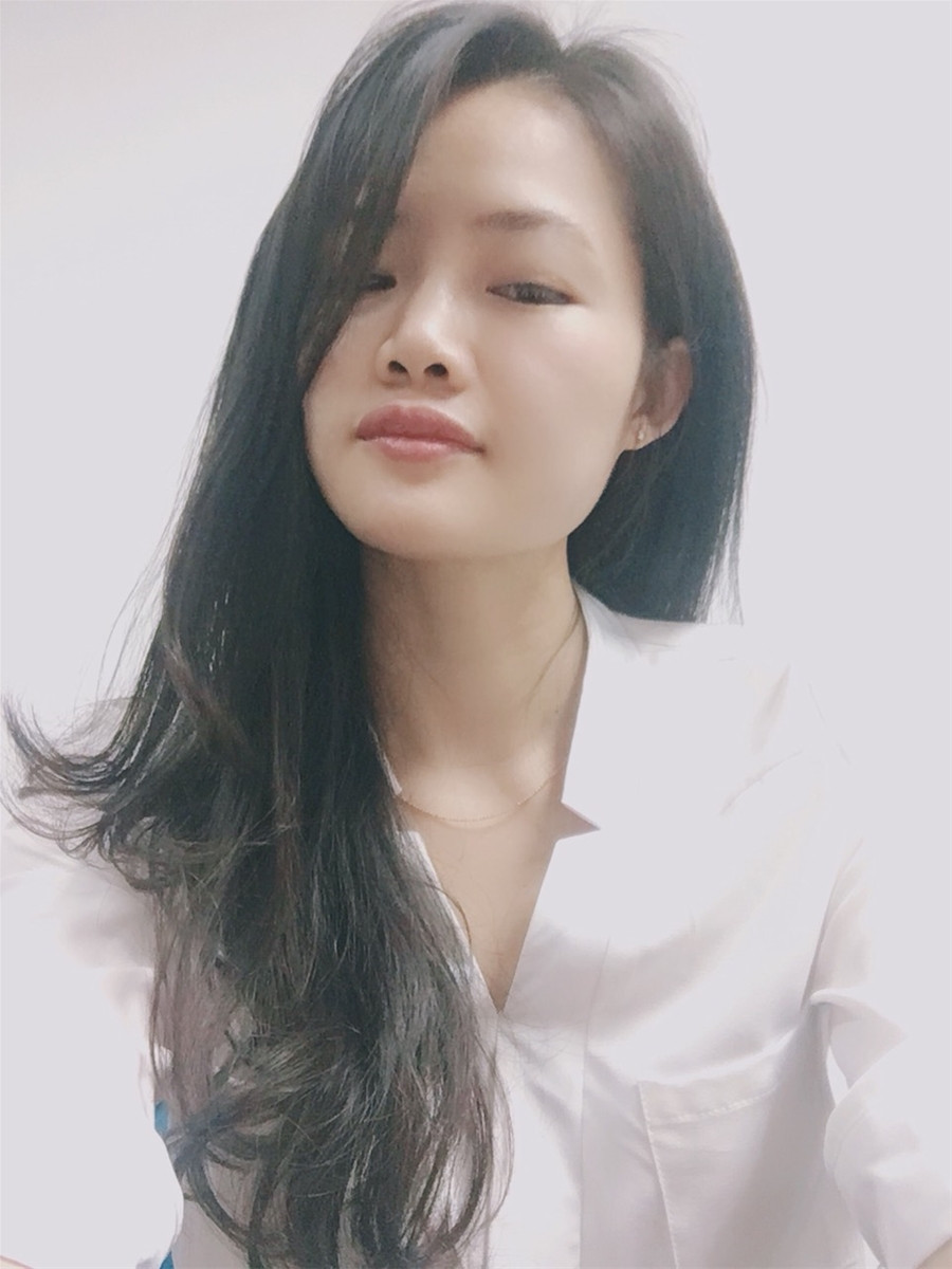 Nạn nhân Lò Thị Hải Vân trước khi thẩm mỹ.