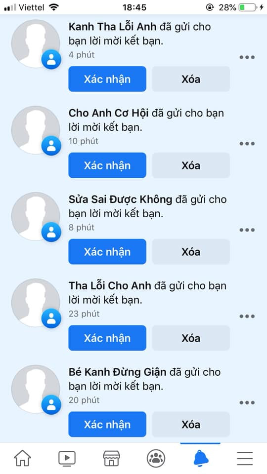Cao thủ làm lành khi bị bạn gái chặn facebook