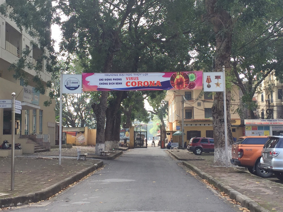 Nhiều trường đại học ở Hà Nội sẵn sàng đón sinh viên trở lại từ ngày 4.5 ảnh 4 Nhiều trường đại học ở Hà Nội sẵn sàng đón sinh viên trở lại từ ngày 4.5 ảnh 4