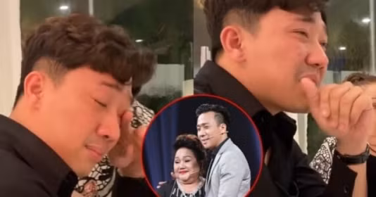 Trấn Thành bật khóc nức nở vì sợ không được gặp lại NSND Ngọc Giàu