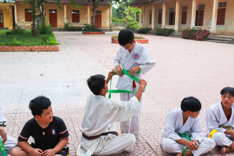 Nghệ An: Niềm vui ở lớp học võ miễn phí của thầy Đồng ảnh 3 Nghệ An: Niềm vui ở lớp học võ miễn phí của thầy Đồng ảnh 3