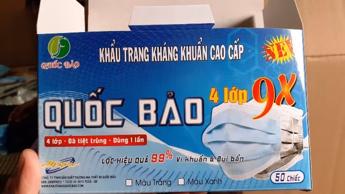 Bắc Ninh: Cán bộ Quản lý thị trường có bao che cho khẩu trang y tế giả?