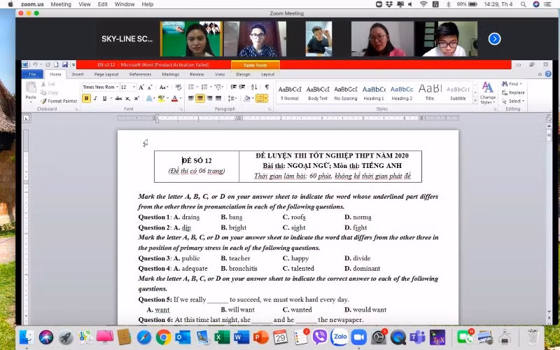 Thầy cô động viên, nhắc nhở trò ôn tập thi đợt 2 tốt nghiệp THPT ảnh 1