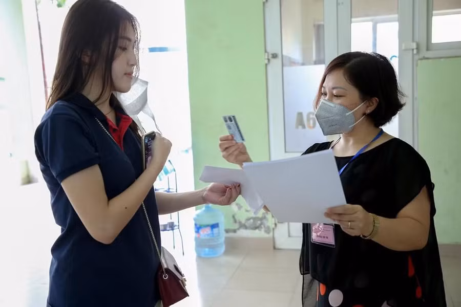 2,91% thí sinh không dự thi đợt 1 vì ảnh hưởng dịch Covid-19 ảnh 1